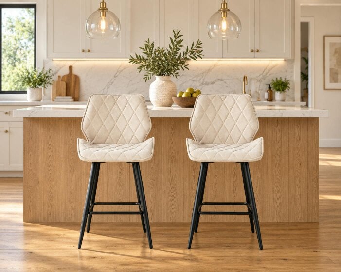 Outdoor Living Cayden Comfort Bar Stools
