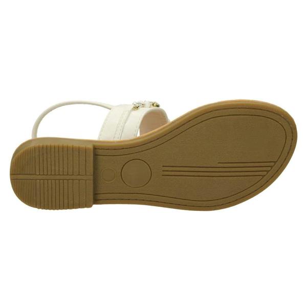 Spot On Girls Spot On Pearl Jewel Trim Sandals