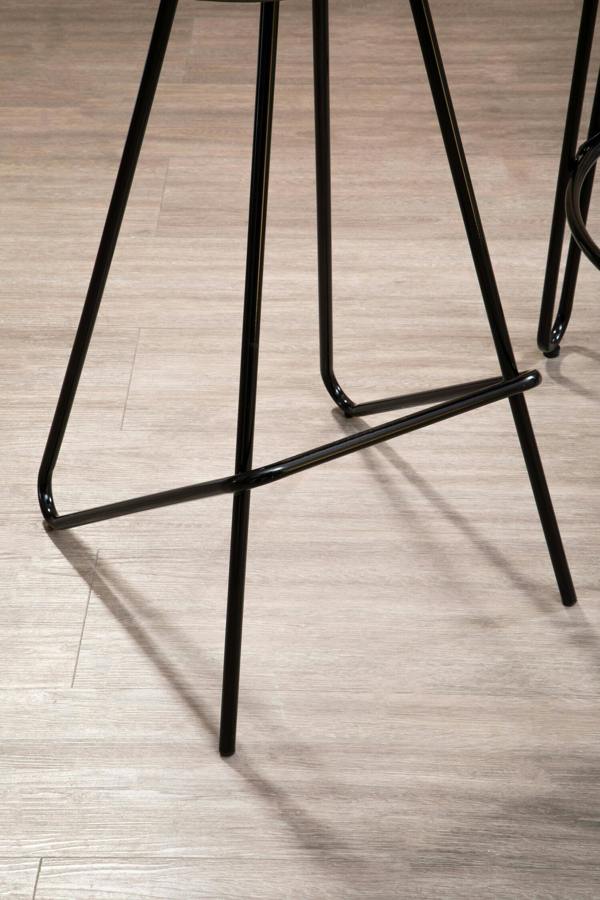 Interiors by Premier District Wooden Top Bar Stool With Metal Legs