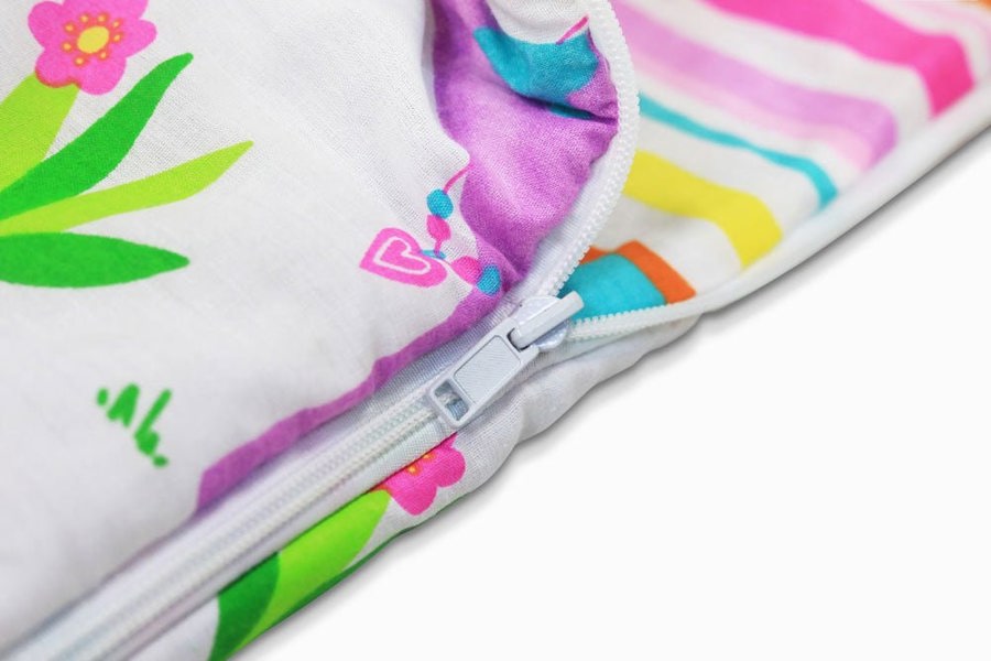 Daisy Dinosaur Sleeping Bag - Happy Linen Company