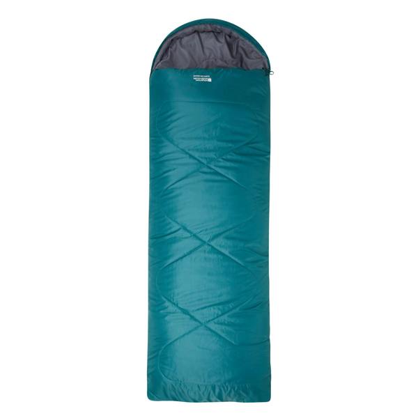 Mountain Warehouse Unisex Adult Summit 250 Left Zip Square Winter Sleeping Bag - Petrol - 