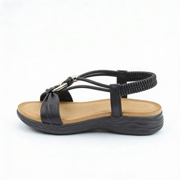 Heavenly Feet Heavenly Feet CHIME Womens Slingback Sandals Black