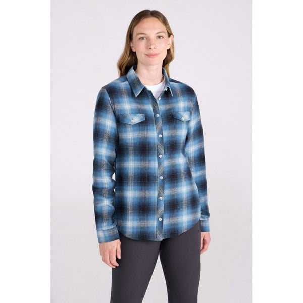 Mountain Warehouse Womens Willow Flannel Shirt - Dark Blue