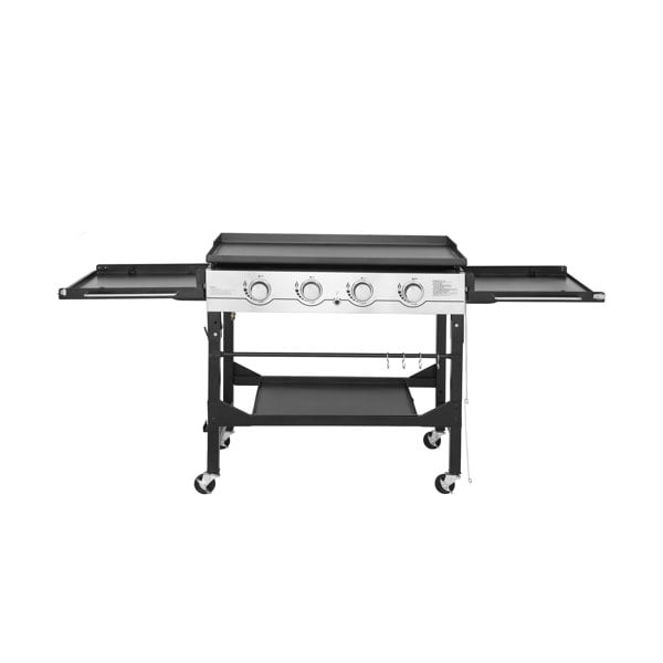 Callow 4 Burner Flat Top Gas Griddle - Outdoor Cooking Gridle with Quality Cover