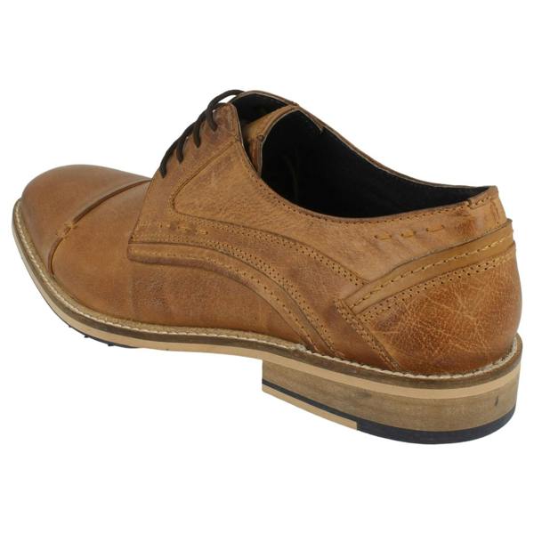 Maverick Mens Maverick Lace Up Shoe Stitched Panels and Toe Cap