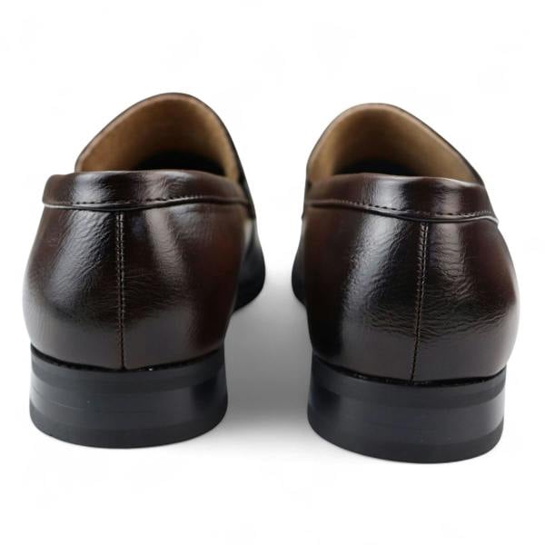 Dolcetto Men's Slip-On Loafers Leather Lined Smart Shoes
