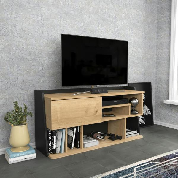 Decorotika Raca Modern Tv Stand TV Cabinet for TV's up to 55"
