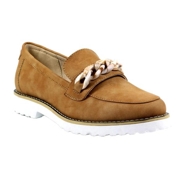 Lunar Womens/Ladies Noella Shoes - Tan - 