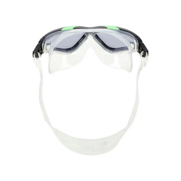Aquafeel Endurance Pro III black and green swim goggles with clear lenses