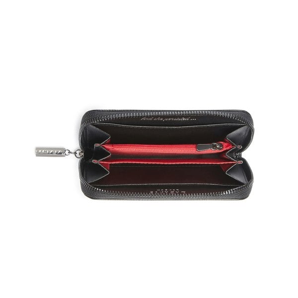 LaBante London Ellen Black Vegan Zip Around Wallet