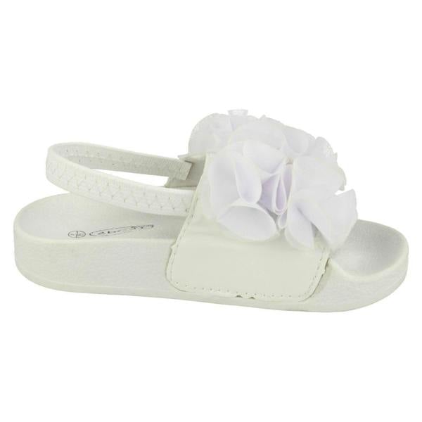 Spot On Girls Spot On Ruffle Vamp Sliders