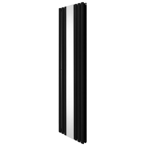 Monstershop Oval Mirror Radiator - 1800mm x 500mm - Black