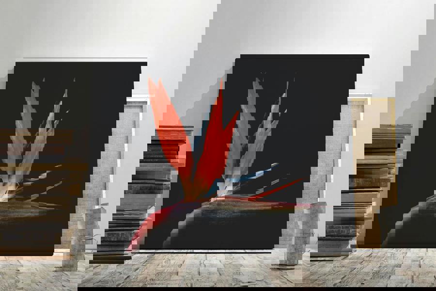 exotic flower photographic art print on canvas