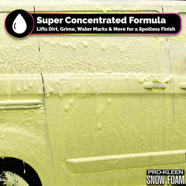 ProKleen Pro-Kleen 10L Banana Milkshake YELLOW Snow Foam with Wax Super Thick & Non-Caustic Foam