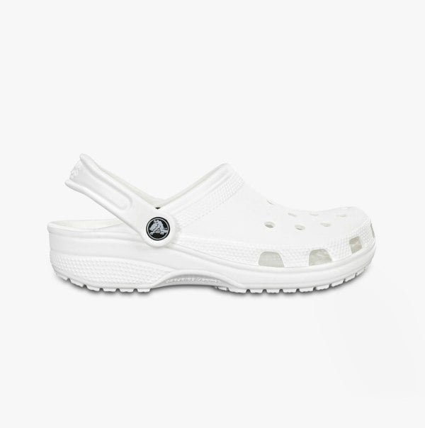 Crocs 10001-100 CLASSIC Unisex Clogs White