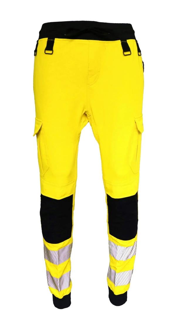 Slim Fit Stretch Hi-Vis Jogger With Knee Pad Pockets - Hi-Vis Trousers
