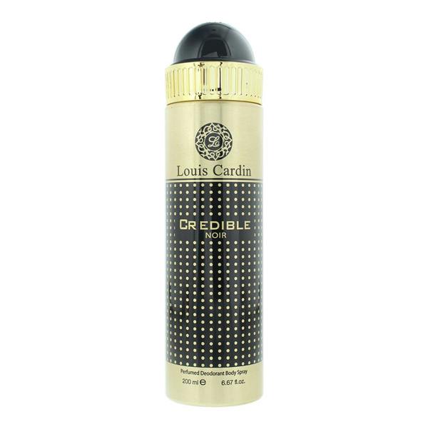 Louis Cardin Credible Noir Perfumed Deodorant Body Spray 200ml