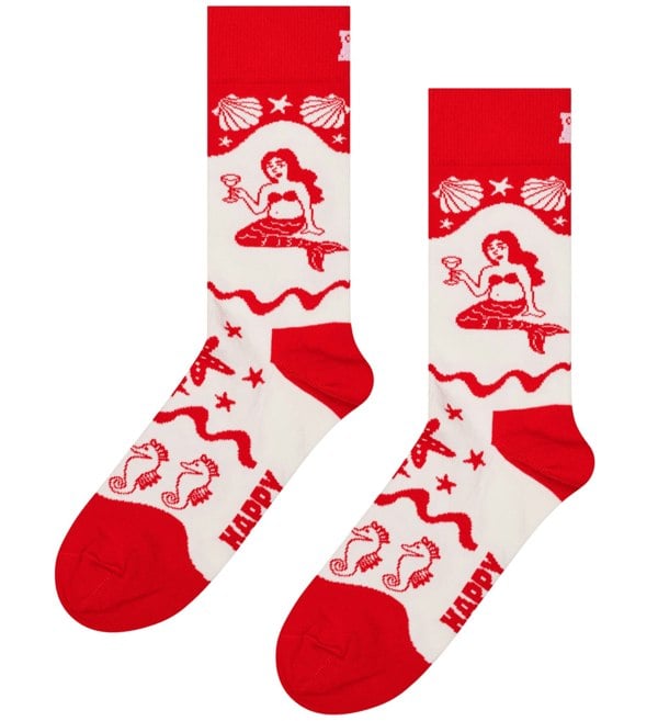 Happy SocksSocks SingleMermaids Socks, WhiteBoxers - and - Briefs.net