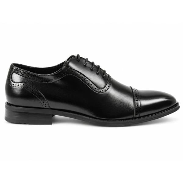 Dolcetto Men's Vegan Leather Formal Lace-Up Oxford Shoes