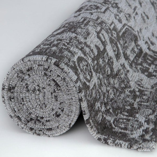  Machine Washable Flatweave Rug black colour