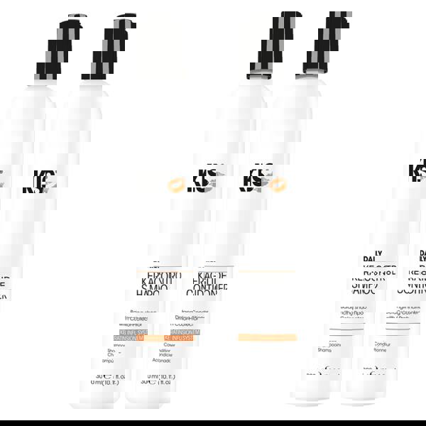 KIS KeraControl Shampoo and KeraGlide Conditioner Duo