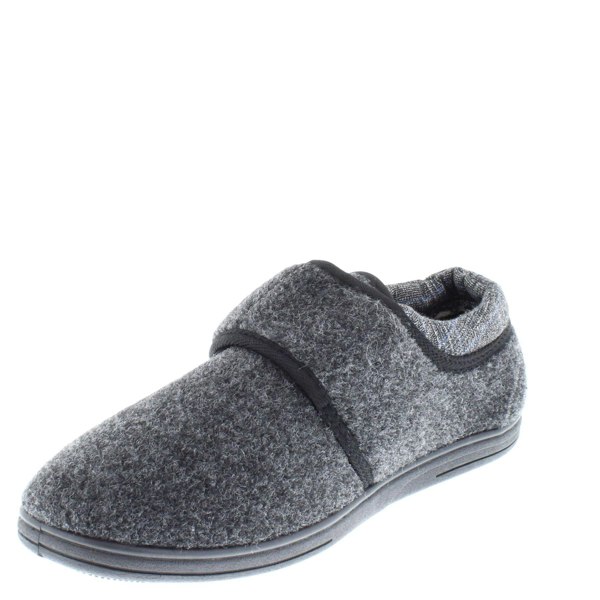 Dunlop Atticus Memory Foam Hook and Loop Men's Slippers