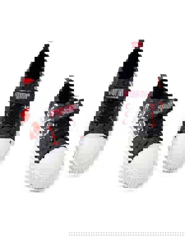 Marvel Boys Blue Spiderman Velcro Trainers