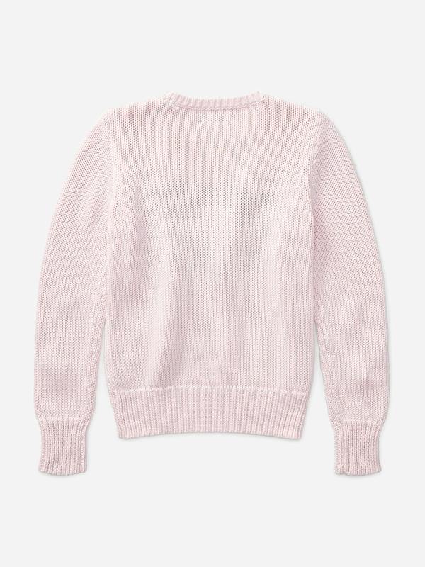 Ralph Lauren Kids Ralph Lauren Girls USA Flag Jumper in Pink