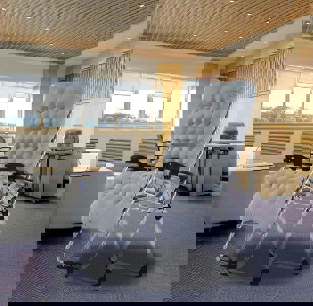 Smart Living Zero Gravity Chair with Cushion & Pillow - Pair - Grey