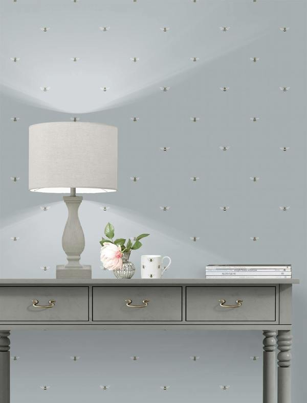 Sophie Allport Bees Duck Egg Wallpaper image 4