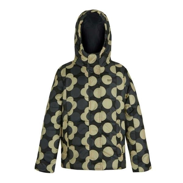 Regatta Girls Orla Kiely Plain Padded Jacket - Black