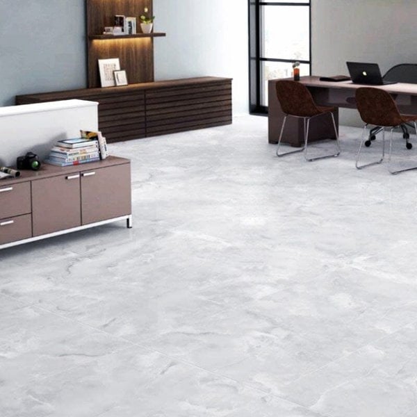 24Pcs Square Self Adhesive Stone Effect Floor Tiles Living and Home