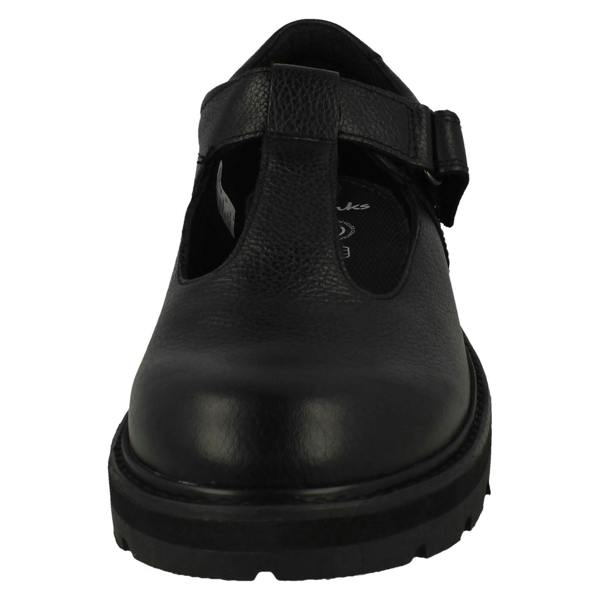 Clarks Girls Clarks Lightweight T-Bar School Shoes Prague Brill