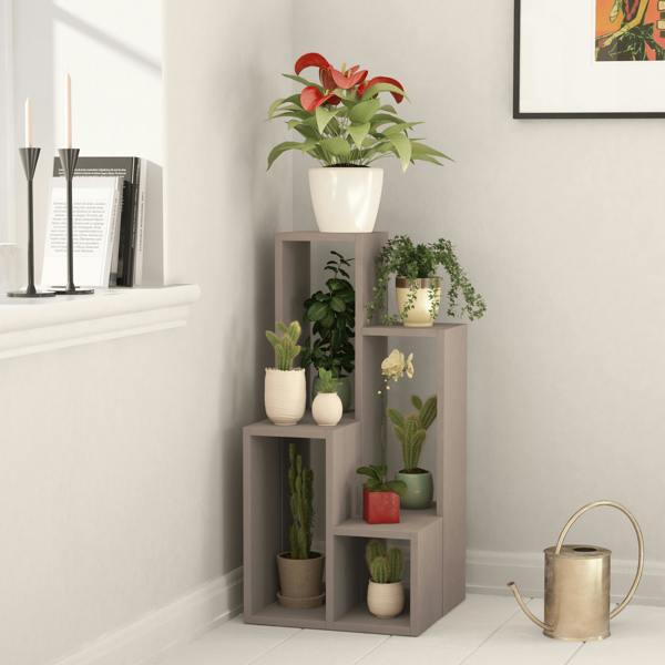 Decortie Sule Modern Plant Stand Multipurpose 2-Piece Display H 89cm