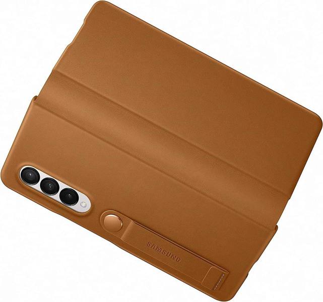 Samsung Galaxy Z Fold 3 Leather Cover Brown - EF-VF926LAEGWW