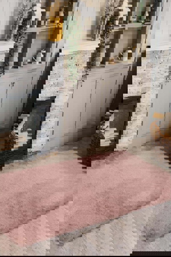 Luxury Pink Faux Fur Rug | Soft, Stylish Home Decor|The Rugs