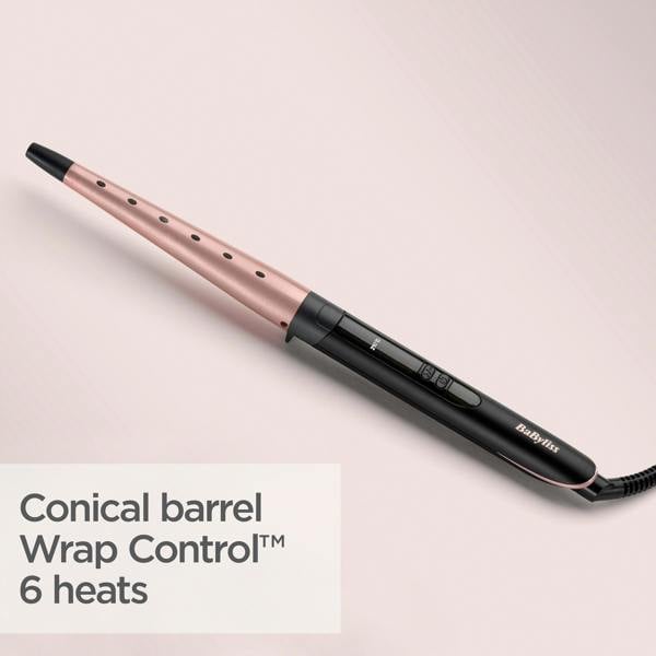 BaByliss C454U Rose Quartz Curling Wand