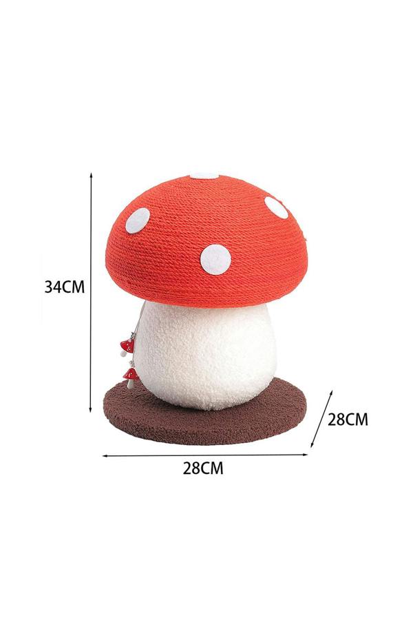 Living and Home Sisal Mushroom Cat Scratching Post