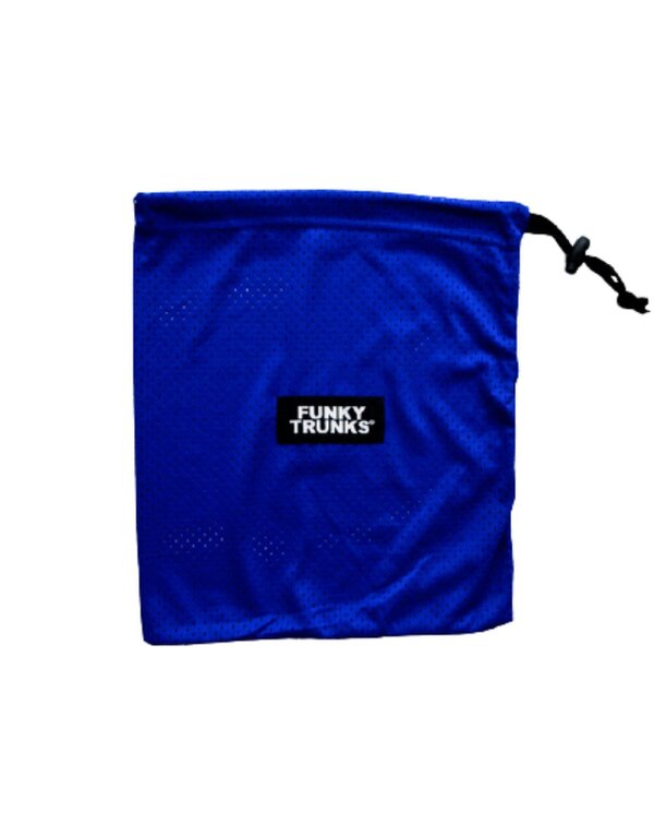 Funky Trunks Mini Drawstring Mesh Bag - Blue