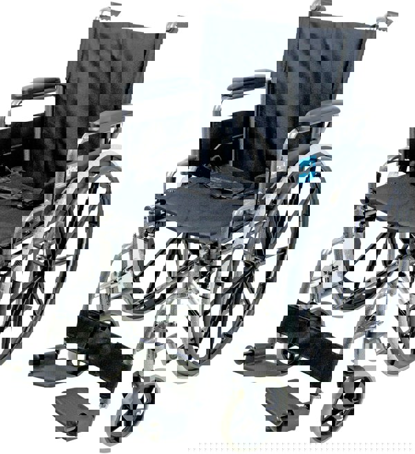 Aidapt Self propelled steel wheelchair Hammered Eggect