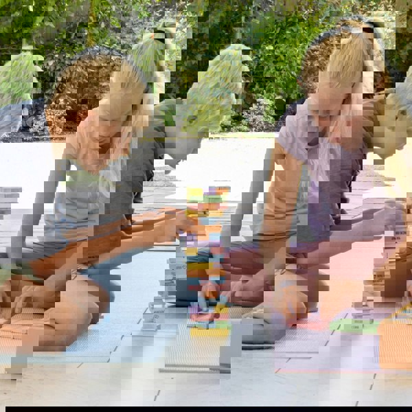 Myga Giant Wooden Yoga Tower – Fun, Balance, and Mindfulness