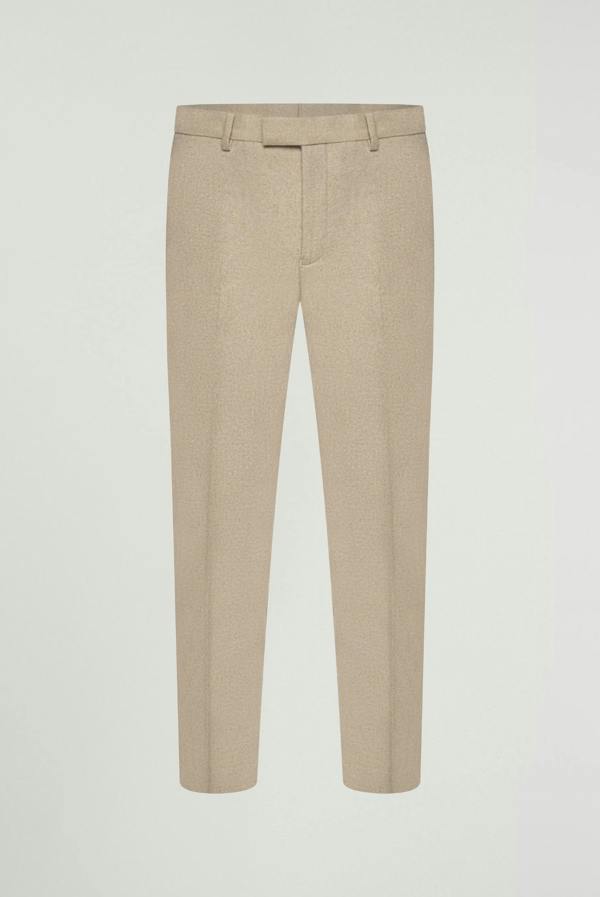 Harry Brown London Adam Wool Tweed Two Piece Suit in Ecru