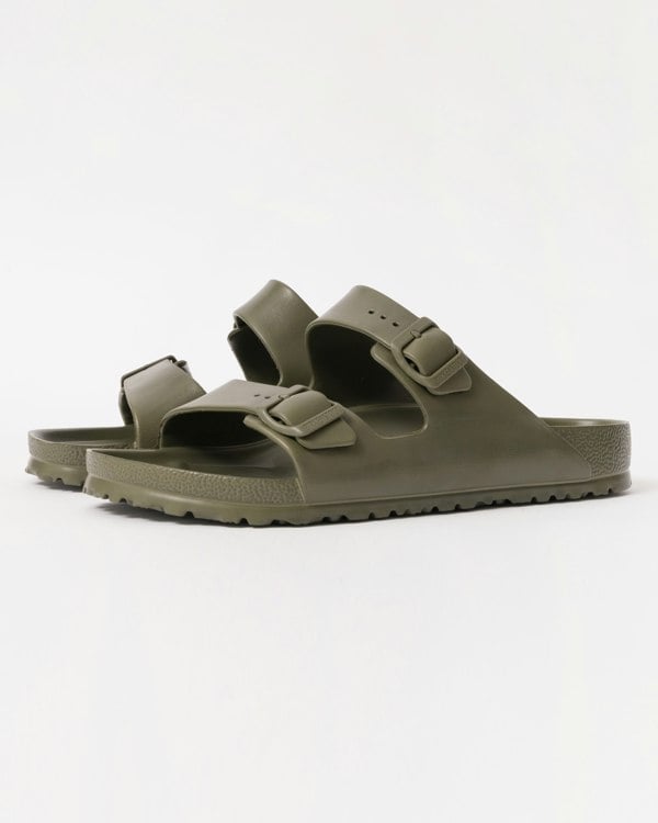 Birkenstock Arizona EVA Mens Slides - Khaki Green