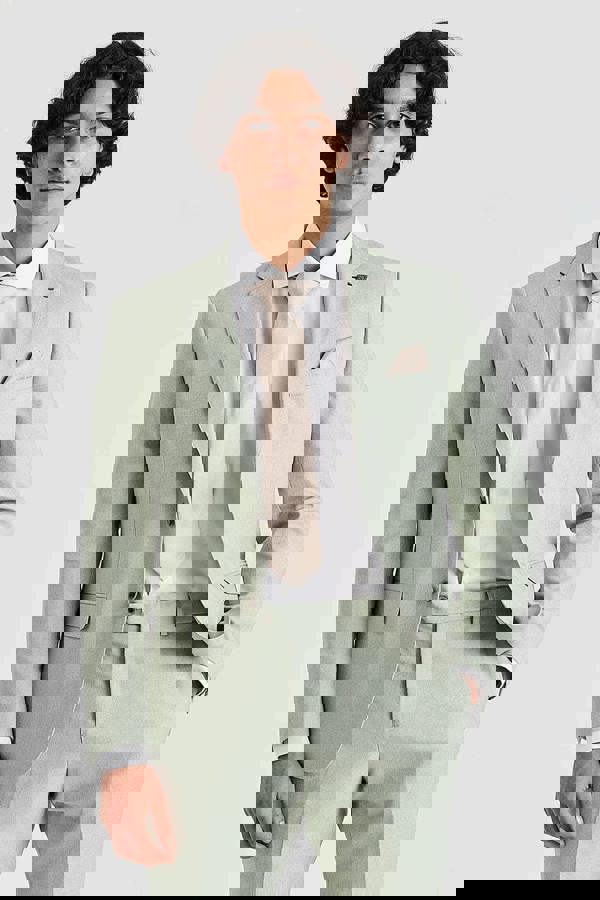 Paul Andrew Belmont - Men's Sage Green 3 Piece Suit