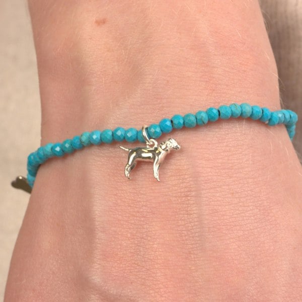 Mylee London Border Terrier Crystal Bracelet - Personalised