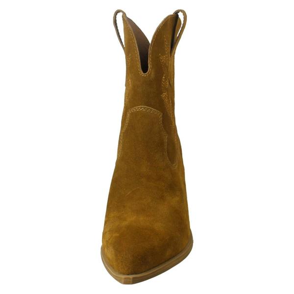 Spot On Ladies Spot On Leather Slip On Cowboy Boots F51248