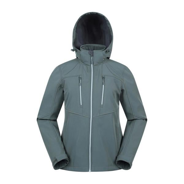 Mountain Warehouse Womens/Ladies Genesis Windproof Soft Shell Jacket - Khaki Green - 