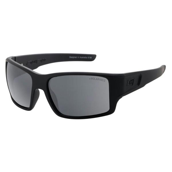 Dirty Dog CHILL - Satin Black with Polarized Grey Lens