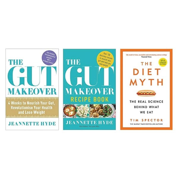 The Gut Makeover, The Gut Makeover Recipe Book, The Diet Myth 3 Books Collection Set