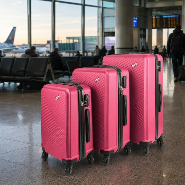 Groundlevel XL Delta Hard Shell 3 Piece Luggage Set